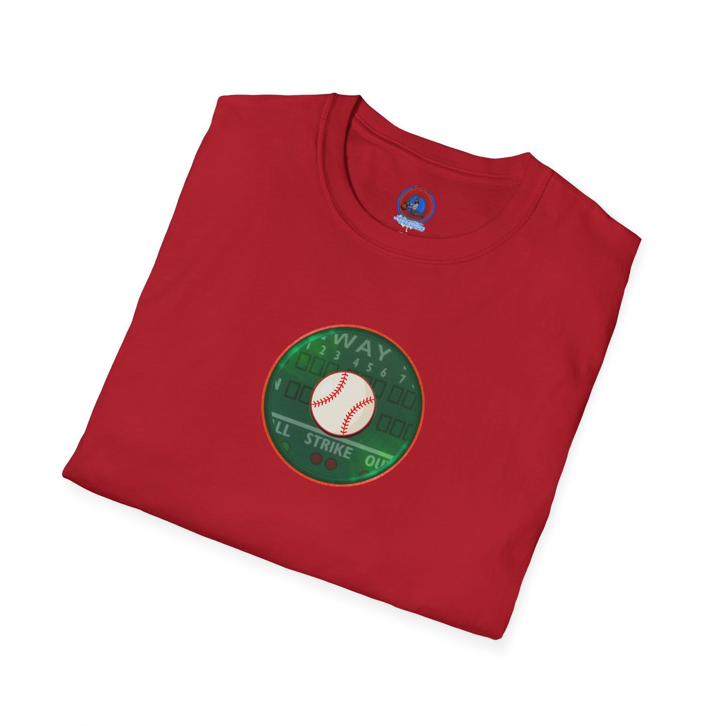Classic Donut Tee - Unisex Soft-Style - "Phenway Ballpark Donuts" - vivid monsta donut - variant 2