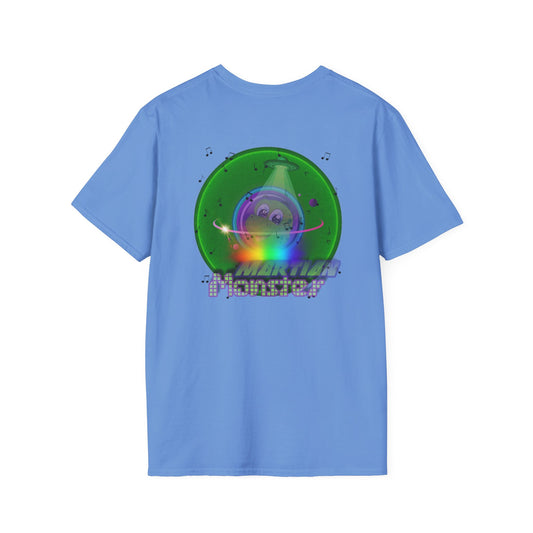 Classic Donut Tee - Unisex Soft-Style - "My Phavorite Martian" - green donut - series 1.0
