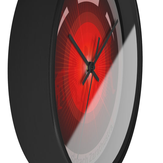 Lumpy Wall Clock - "2025: a Donut Odyssey" - variant 2 - Hal donut w/black background