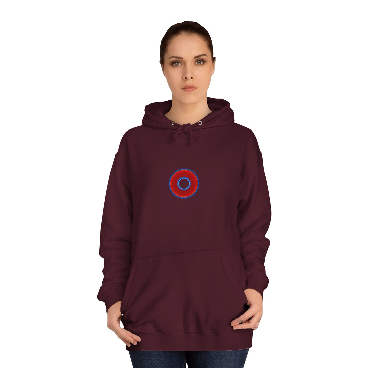 Harriette's Hoodie - with Lumpy Donuts - Official Lumpy Logo - Variant #2 - Red Donuts