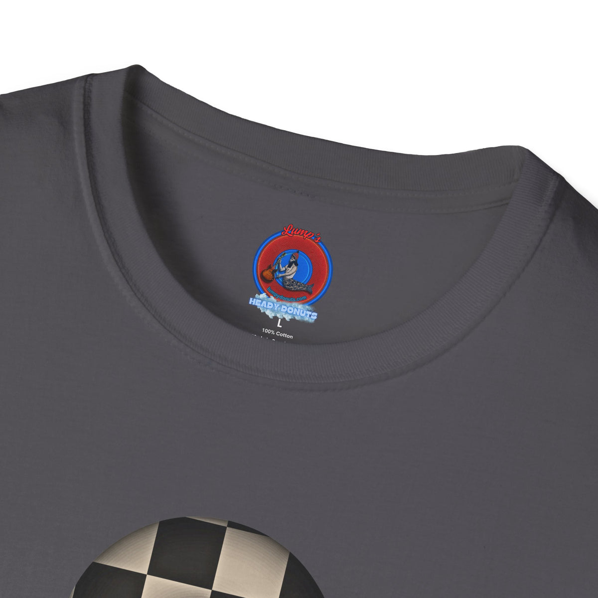 Classic Donut Tee - Unisex Soft-Style - "Bobby Phisher King's Donut no. 95" - chess donut