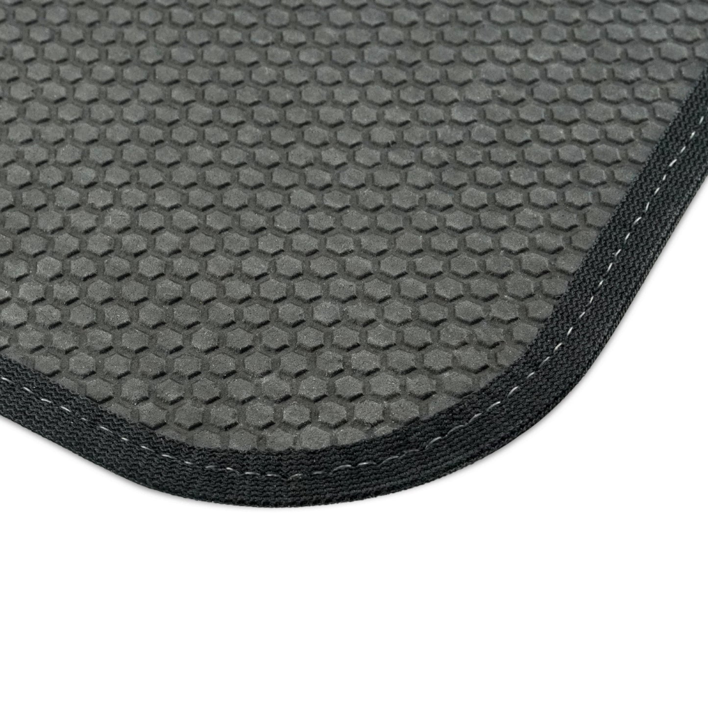 Contacted Car Mats - Set of 2/Front - vivid donut print w/pink background