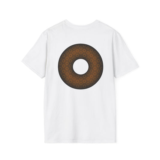 Plain Donuts/Unisex Soft-Style - "Plain Paradoxical Grided Donuts" - brown/dark brown donuts