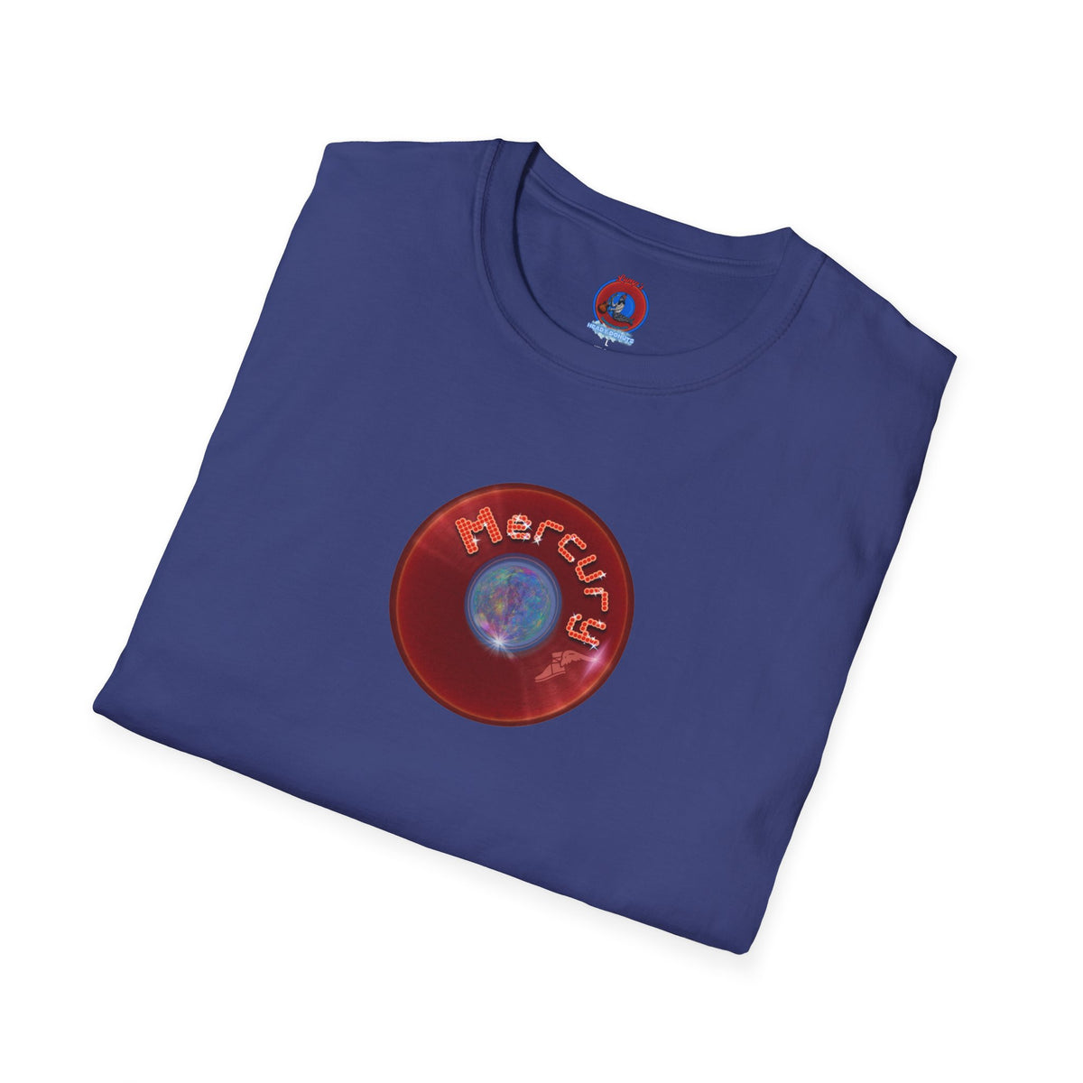 Classic Donut Tee - Unisex Soft-Style - "Donuts of the Gods" - series 1.0 - variant 3 - red donut
