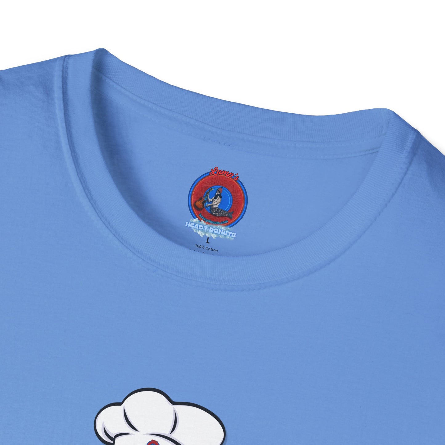 Classic Donut Tee - Unisex Soft-Style - "My Phriend the Donut" - plump vivid red donut