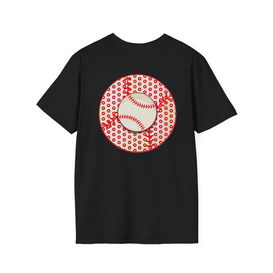 Classic Donut Tee - Unisex Soft-Style - "Phenway Ballpark Donuts" - baseball paradox donut - variant 3