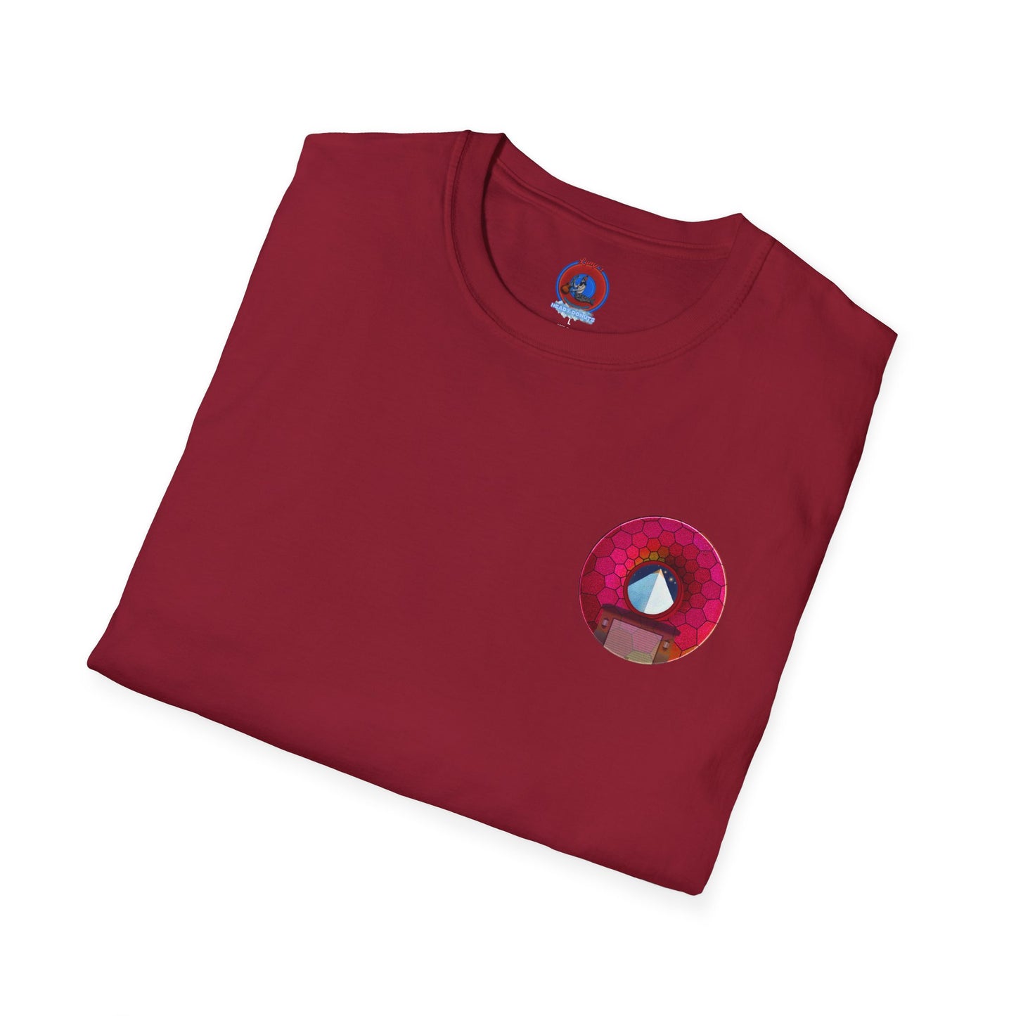 Classic Donut Tee - Unisex Soft-Style - "Limestone Donuts so Large" - variant 6 - green hexadonut