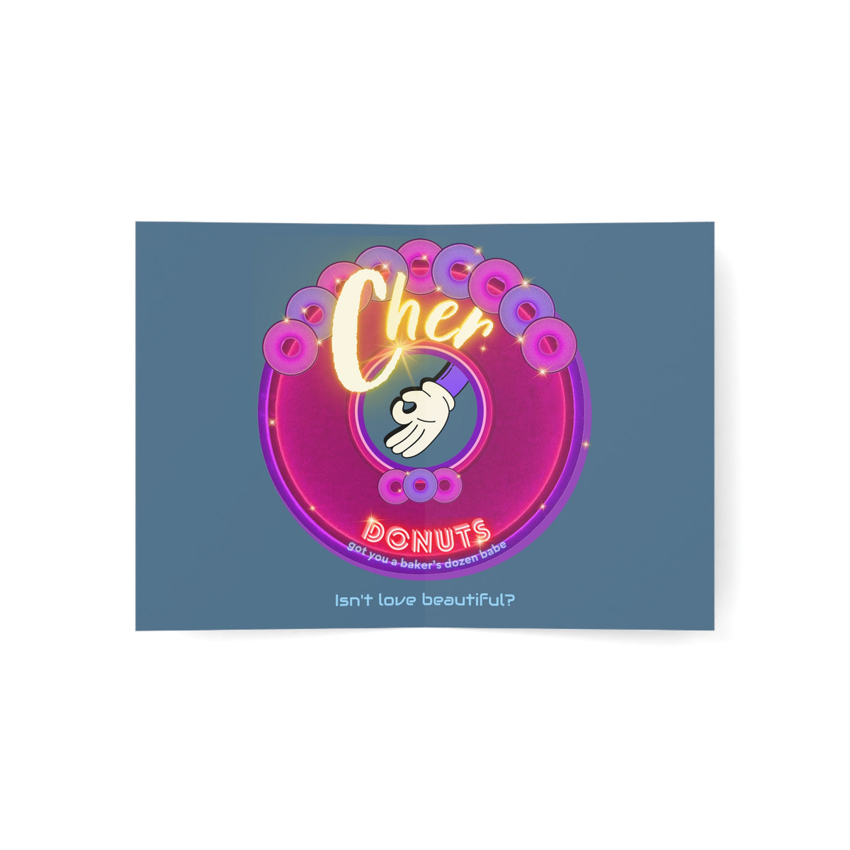 Lumpy Wishes - "Chering is Caring" - phriends/phamily greeting card series