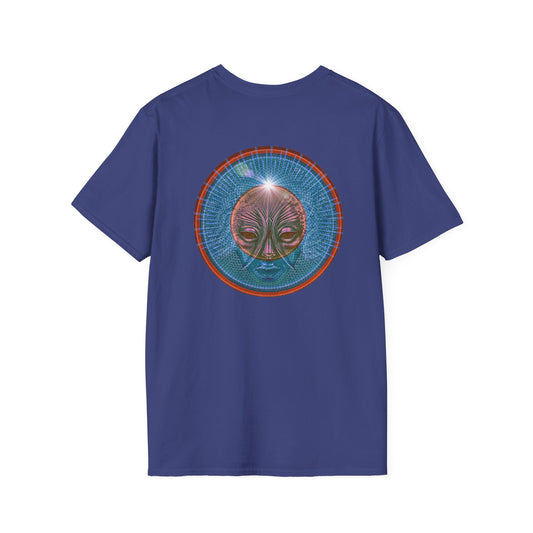 Classic Donut Tee - Unisex Soft-Style - "Donuts: Conjurers of Awesome" - series 1.0 - variant 1 - blue donut