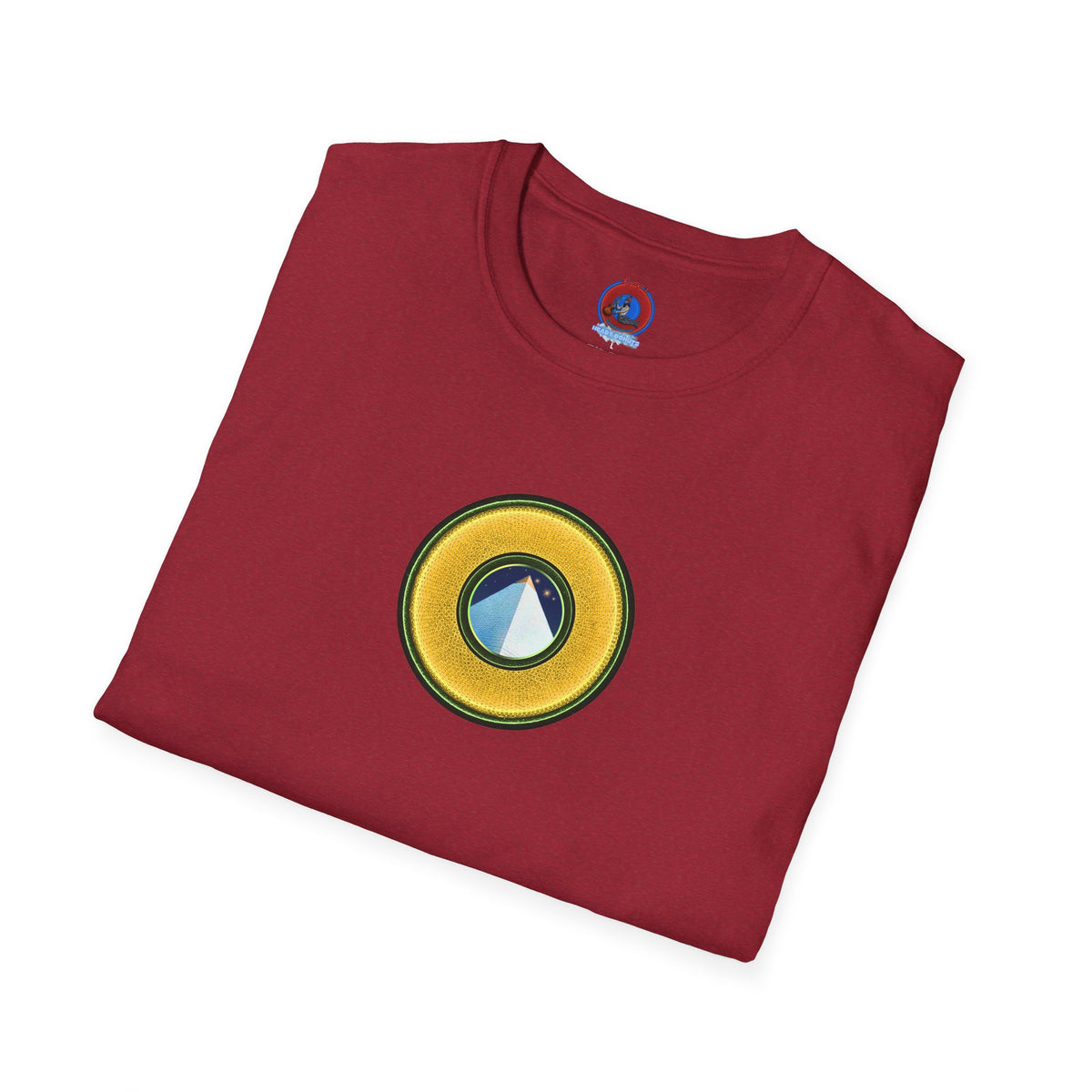 Classic Donut Tee - Unisex Soft-Style - "Limestone Donuts so Large" - variant 3 - golden donut