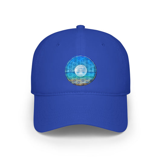 Lumpy Donut Baseball Cap - "Philly Special - Still Loading Sand" - paradoxical blue/teal pic donut w/ - variant 2
