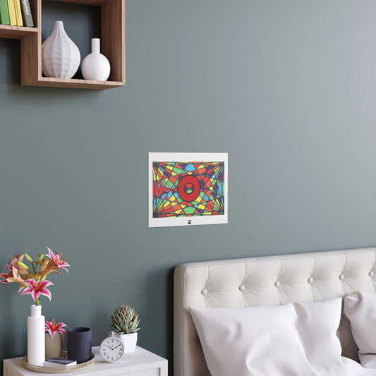 Matters Artwork - "Donut in Scope" - Poster Nut Print - 11" x 14"