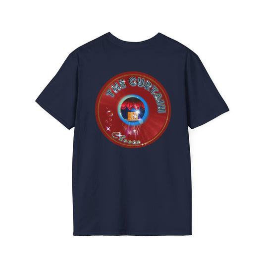 Classic Donut Tee - Unisex Soft-Style - "The Donut With" - series 1.0 - variant 2 - red donut