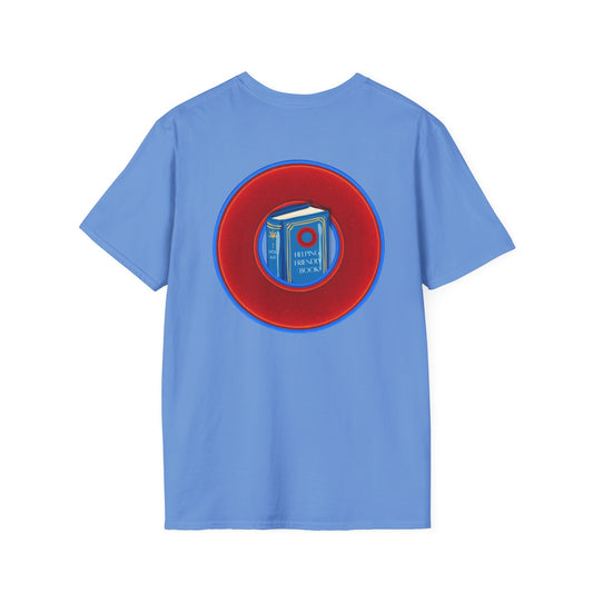 Classic Donut Tee - Unisex Soft-Style - "Helping Phriendly Donut Tee" - vivid red donut - variant 1