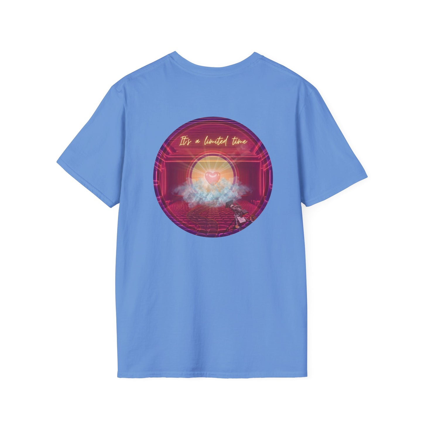 Classic Donut Tee - Unisex Soft-Style - "Limited Time Donut" - variant 2 - magenta donut