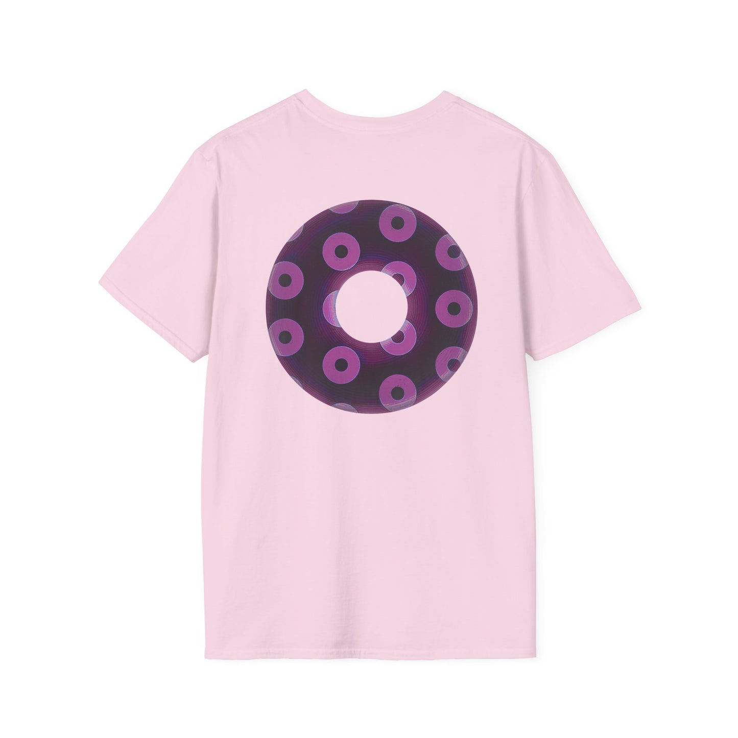 Plain Donuts/Unisex Soft-Style - "Plain Blimpy Paradoxical Donuts" - light purple/red violet donuts
