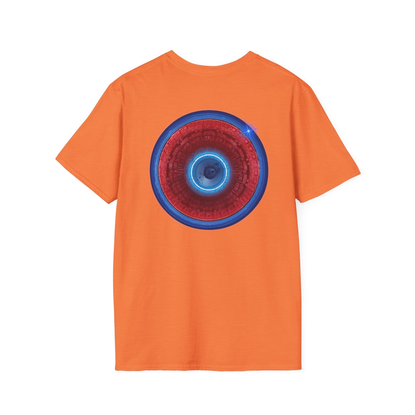 Classic Donut Tee - Unisex Soft-Style - "Homer's Perfect Donut" - series 1.0  - variant 2 - dark blue edging