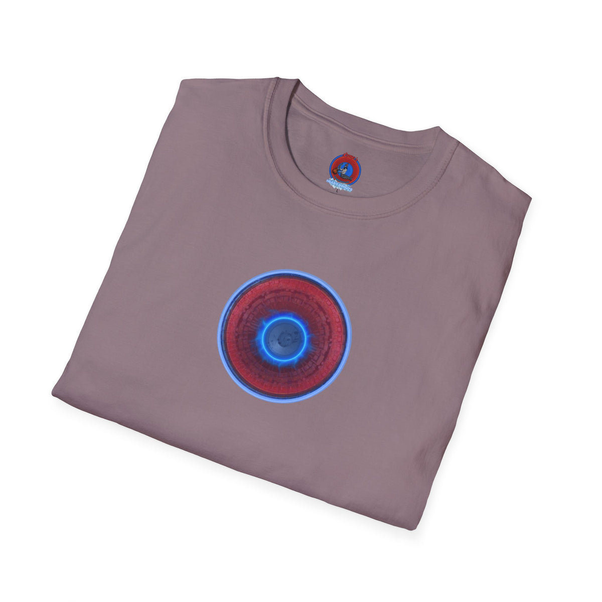 Classic Donut Tee - Unisex Soft-Style - "Homer's Pefect Donut" - series 1.0  - variant 3 - light blue edging