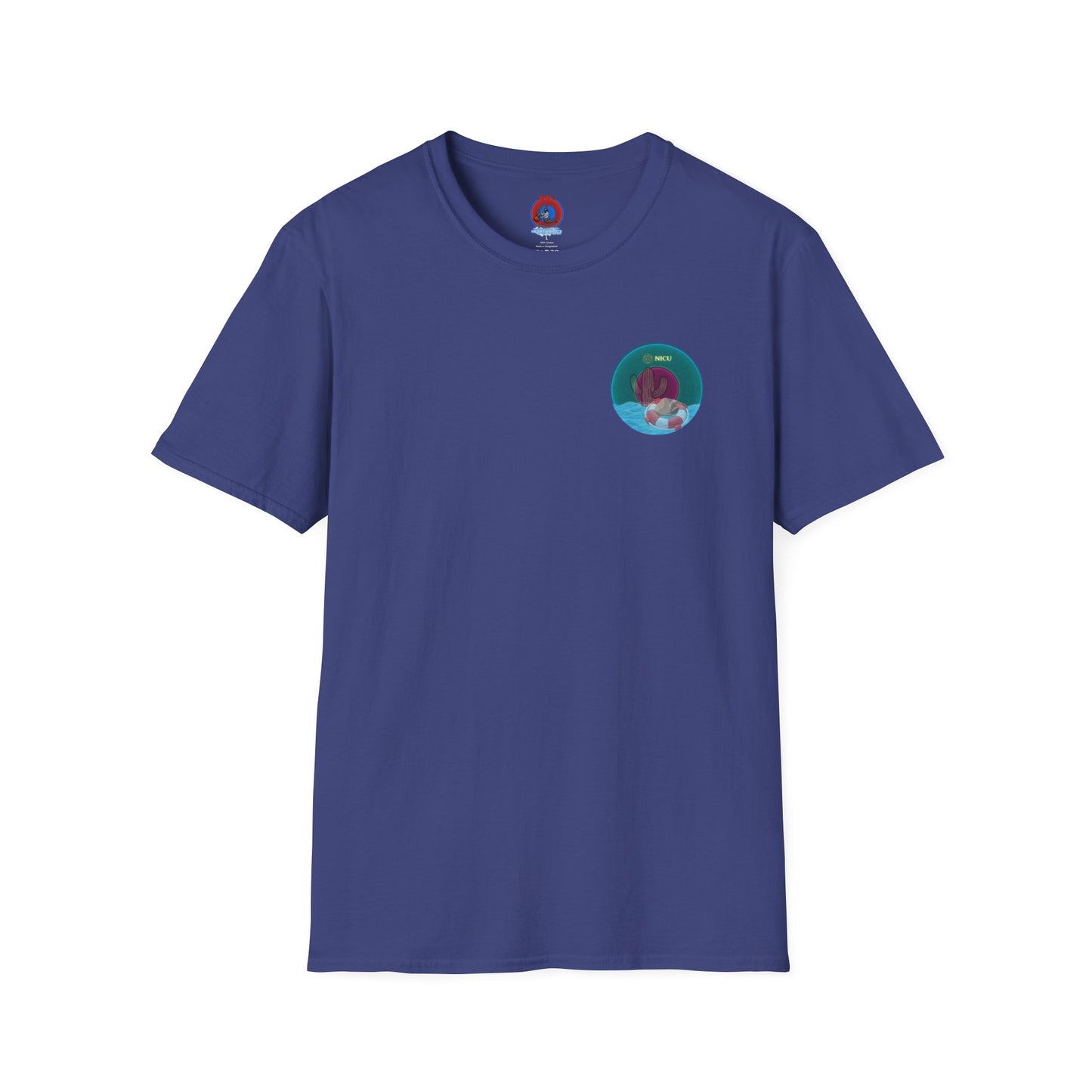 Classic Donut Tee - Unisex Soft-Style - "Masonic Donut of Rites" - series 1.0  - dark teal donut