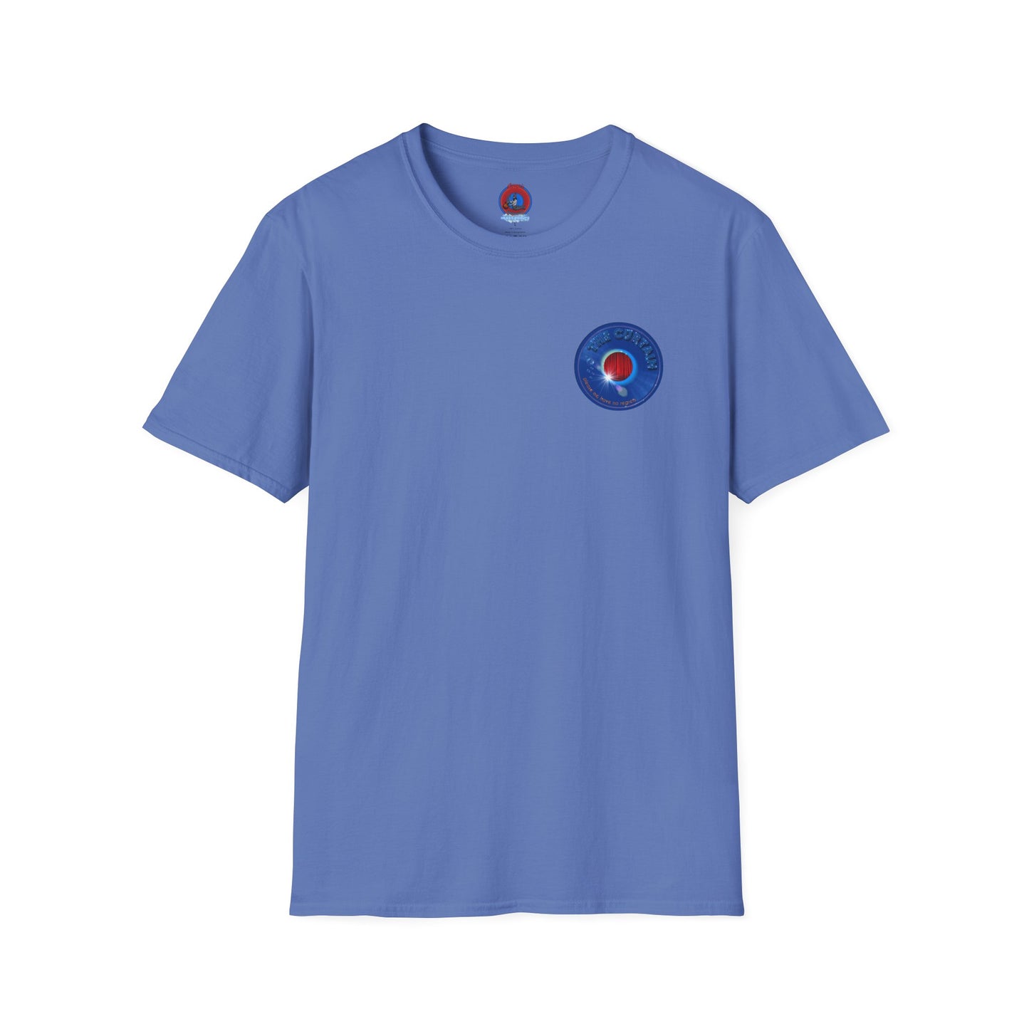 Classic Donut Tee - Unisex Soft-Style - "The Donut Without" - series 1.0  - variant 1 - blue donut