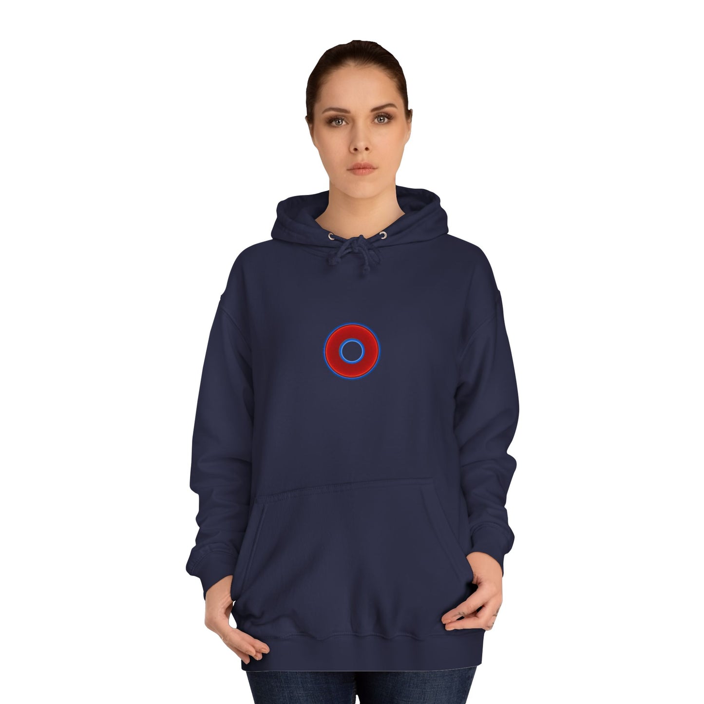 Harriette's Hoodie - with Lumpy Donuts - Official Lumpy Logo - Variant #2 - Red Donuts