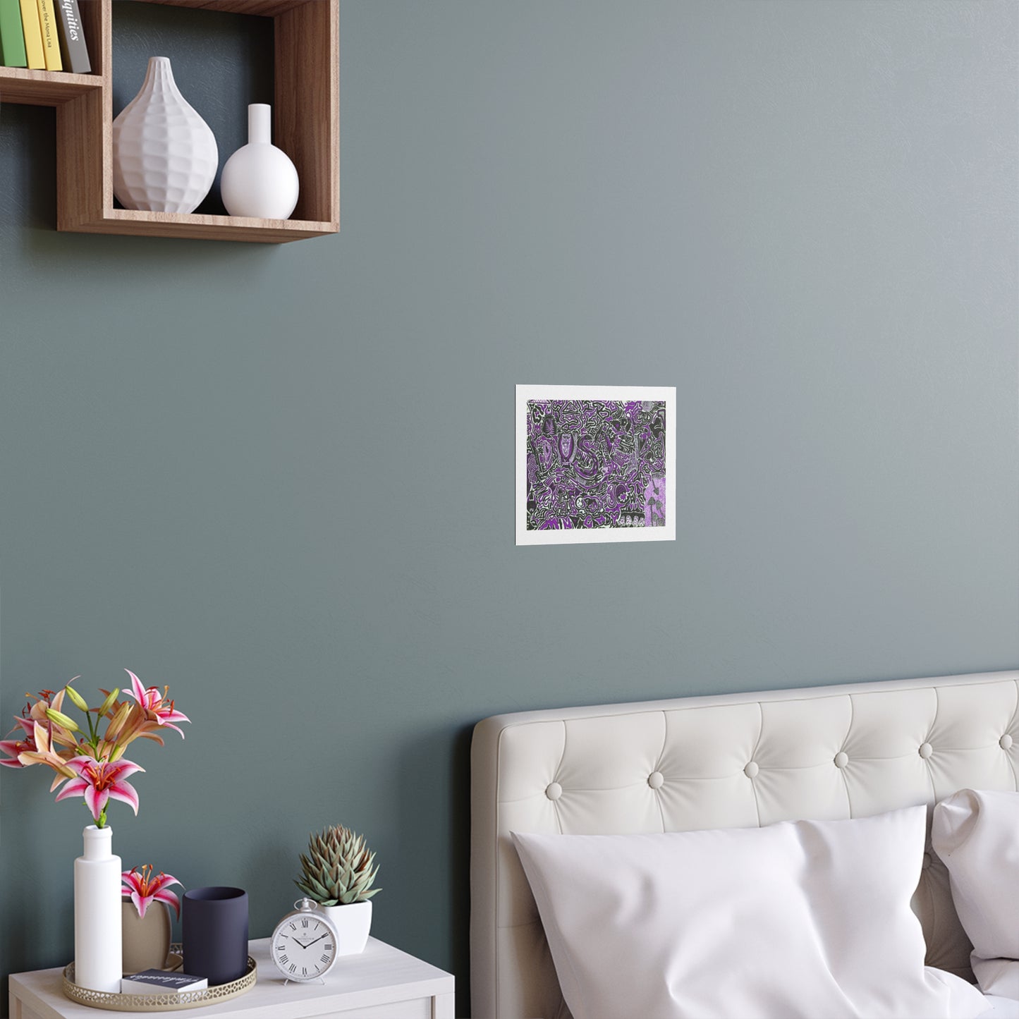 Grip the Goods - "Data Abyss" - variant 2 - purple - 11" x 9"