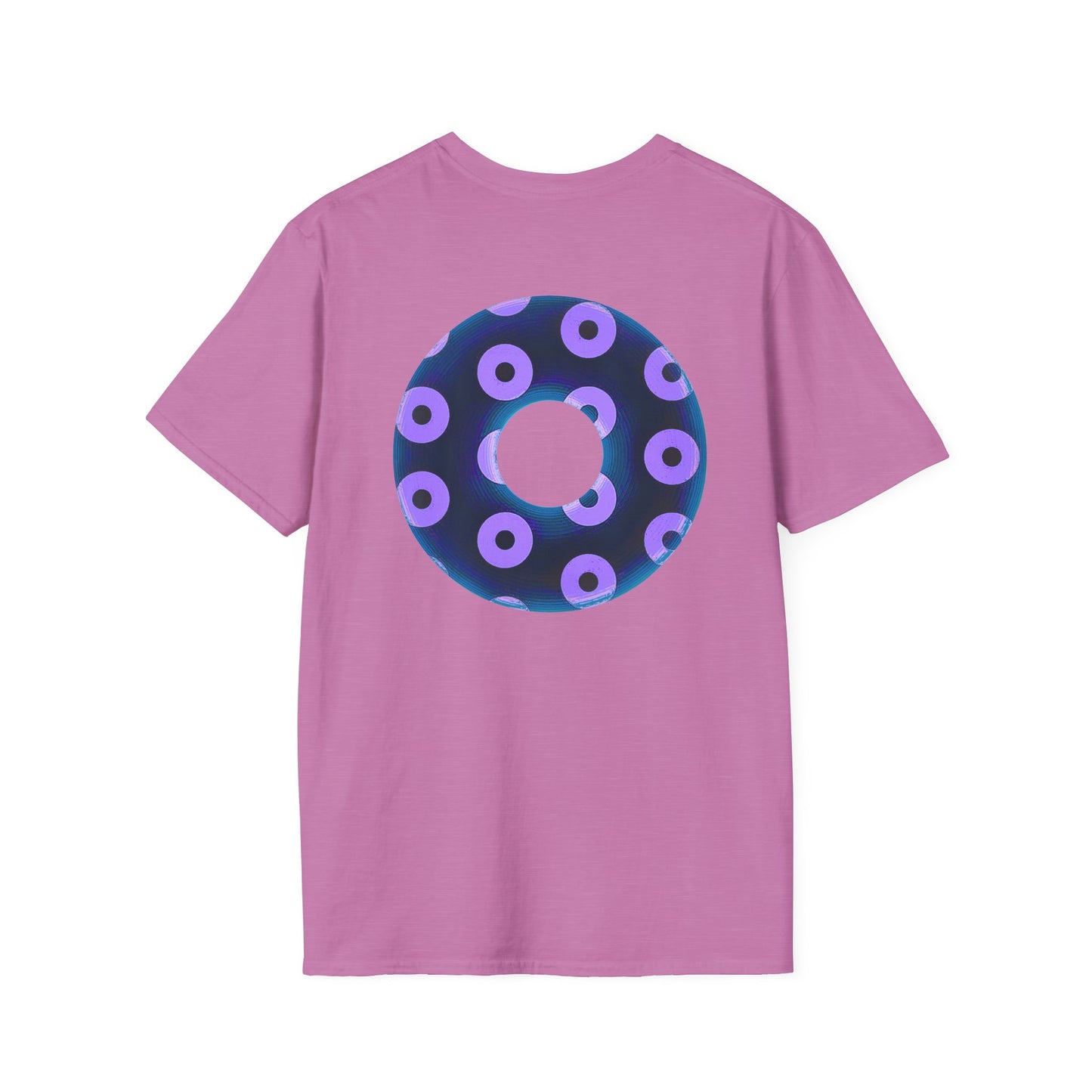 Plain Donuts/Unisex Soft-Style - "Plain Blimpy Paradoxical Donuts" - dark blue/light purple donuts