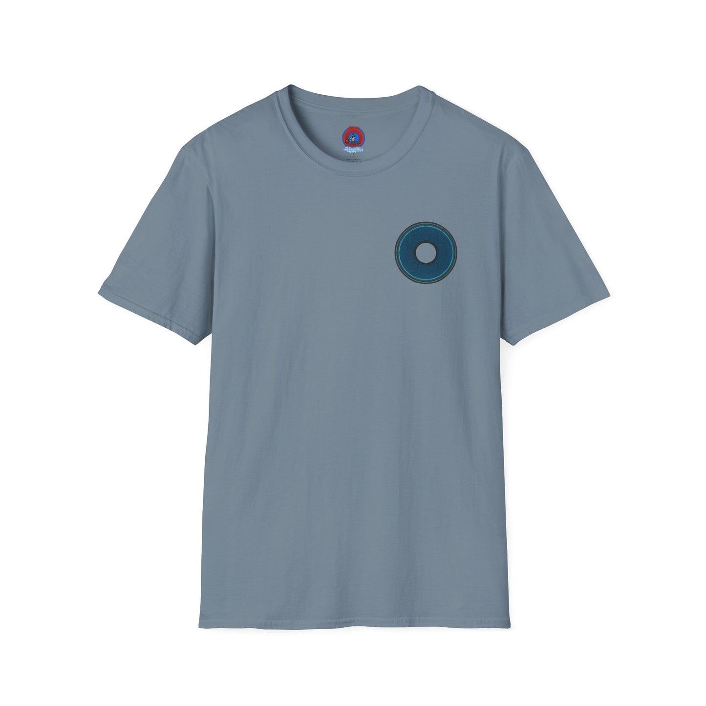 Classic Donut Tee - Unisex Soft-Style - "Symmetry Donut" - series 1.0 - blue/black donut