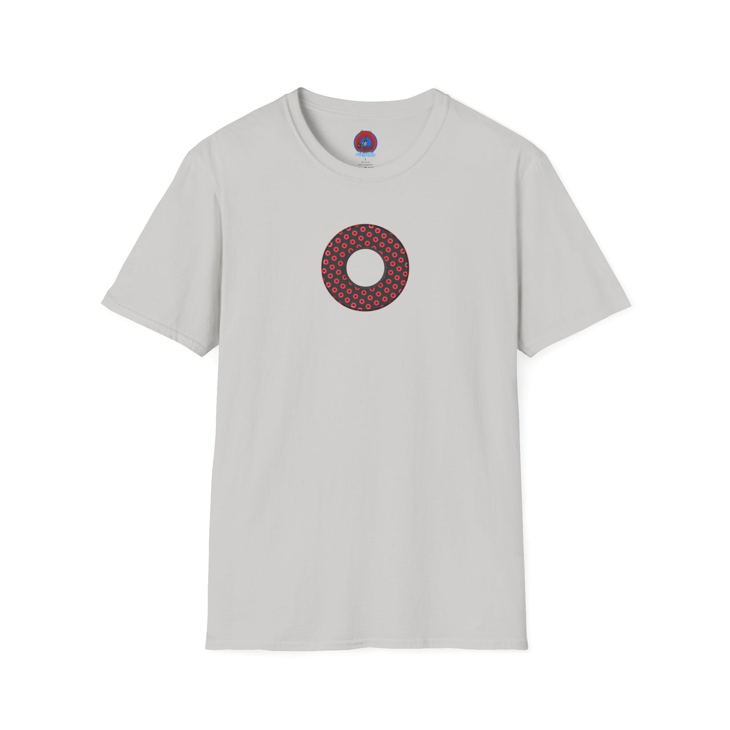 Plain Donuts/Unisex Soft-Style - "Plain Electric Paradoxical Donuts" - black/red donuts