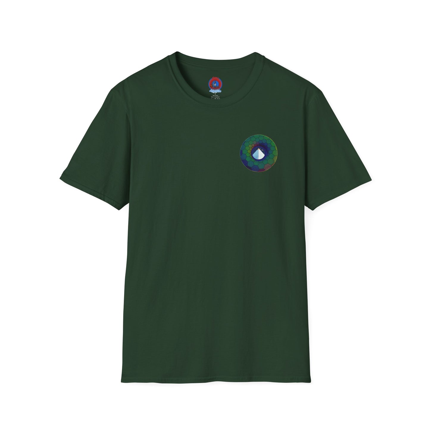 Classic Donut Tee - Unisex Soft-Style - "Limestone Donuts so Large" - variant 7 - green hexadonut