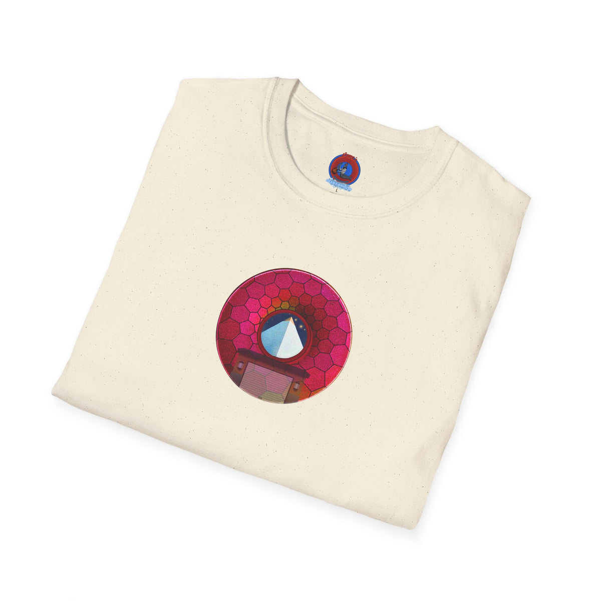 Classic Donut Tee - Unisex Soft-Style - "Limestone Donuts so Large" - variant 6 - green hexadonut
