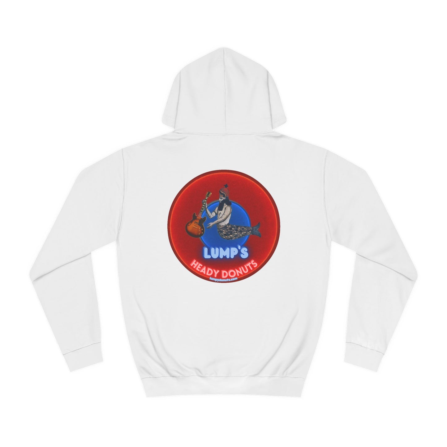 Harriette's Hoodie - with Lumpy Donuts - Official Lumpy Logo - Variant #2 - Red Donuts
