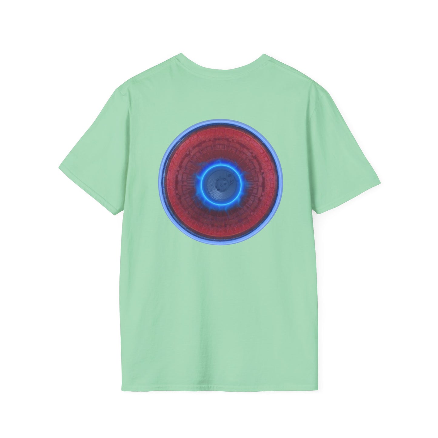 Classic Donut Tee - Unisex Soft-Style - "Homer's Pefect Donut" - series 1.0  - variant 3 - light blue edging