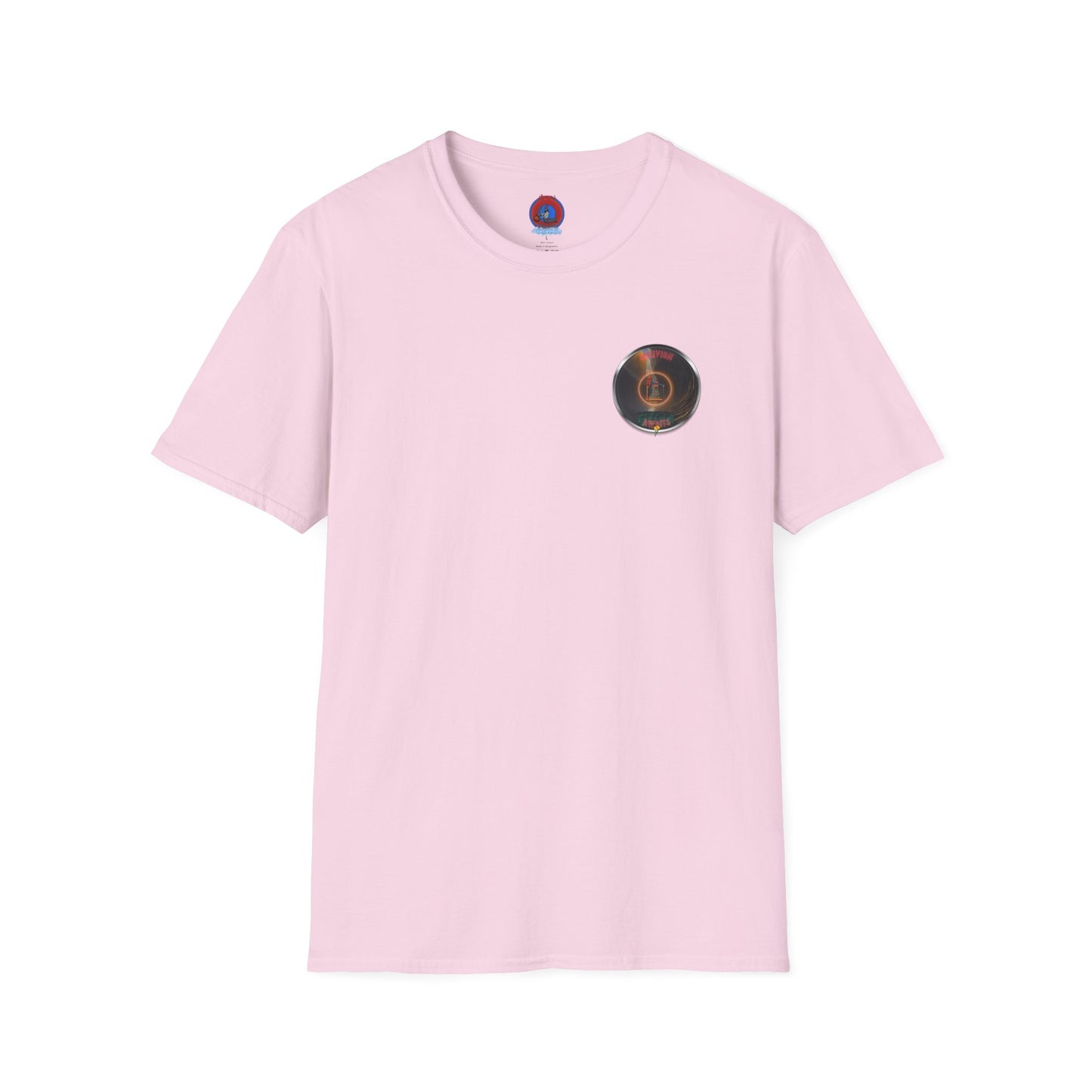 Classic Donut Tee - Unisex Soft-Style - "Donut Splashed in Oil" - picture donut [*charitable donut]