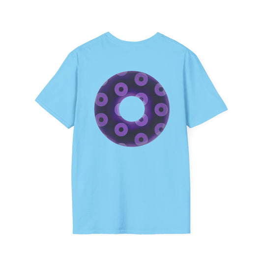 Plain Donuts/Unisex Soft-Style - "Plain Blimpy Paradoxical Donuts" - dark purple/light purple donuts