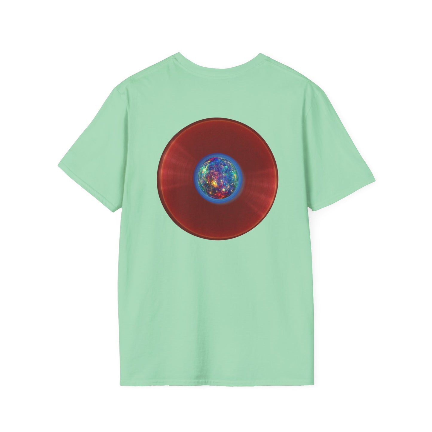 Classic Donut Tee - Unisex Soft-Style - "Donuts of the Gods" - series 1.0 - variant 1 - red donut