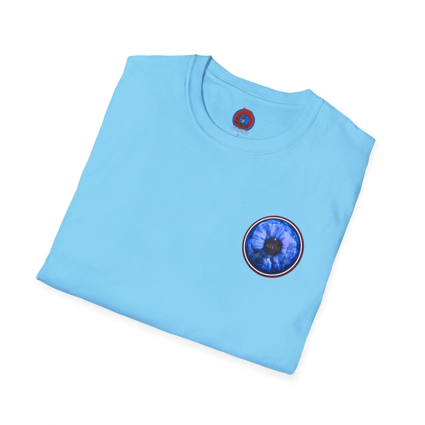 Classic Donut Tee - Unisex Soft-Style - "Wilson's Eyesore Donut Tee" - blue idonut - variant 3