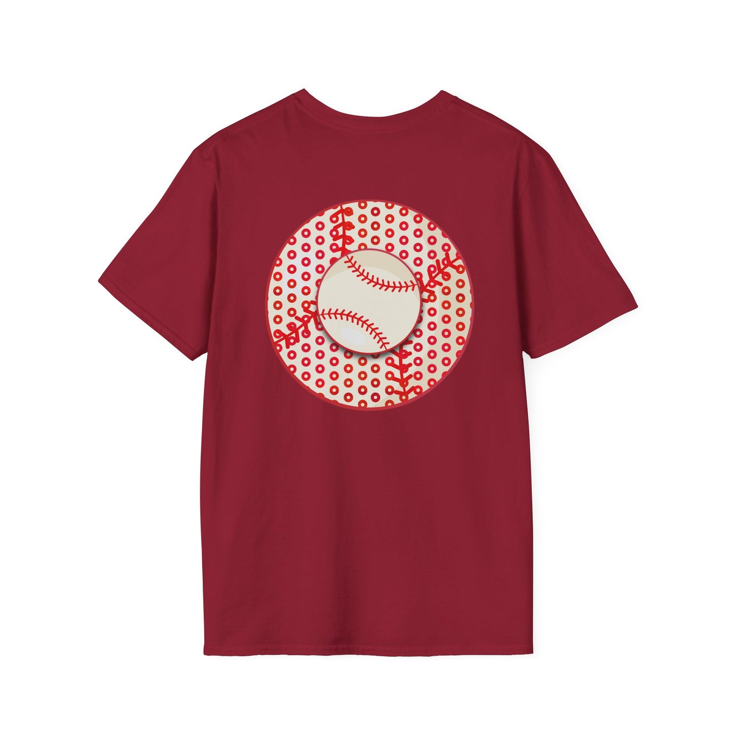Classic Donut Tee - Unisex Soft-Style - "Phenway Ballpark Donuts" - baseball paradox donut - variant 3