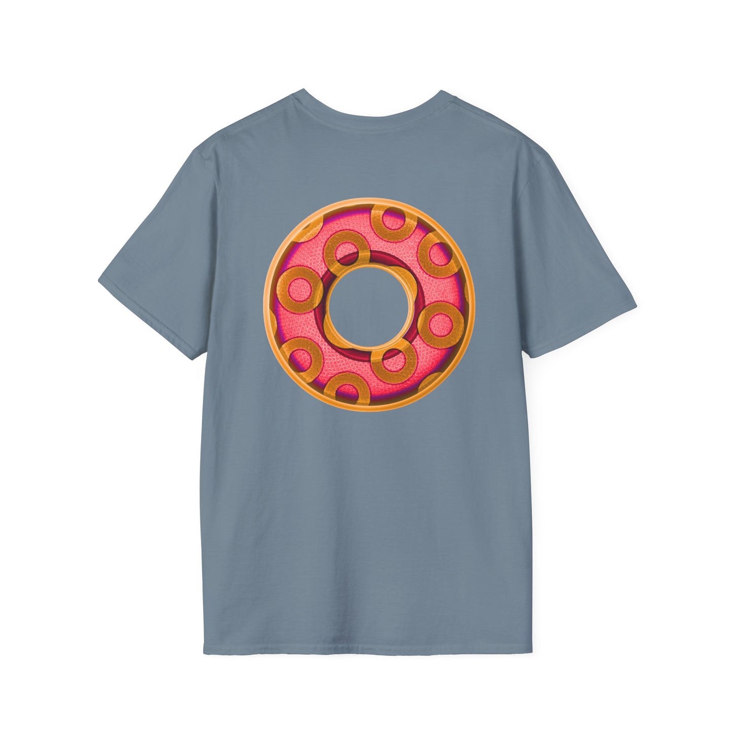 Plain Donuts/Unisex Soft-Style - "Plain Rustic Paradoxical Donuts" - rose/gold donuts