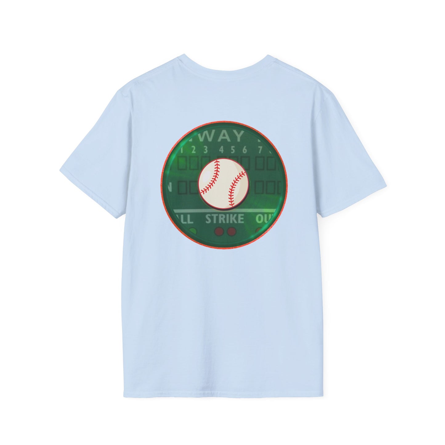 Classic Donut Tee - Unisex Soft-Style - "Phenway Ballpark Donuts" - vivid monsta donut - variant 2