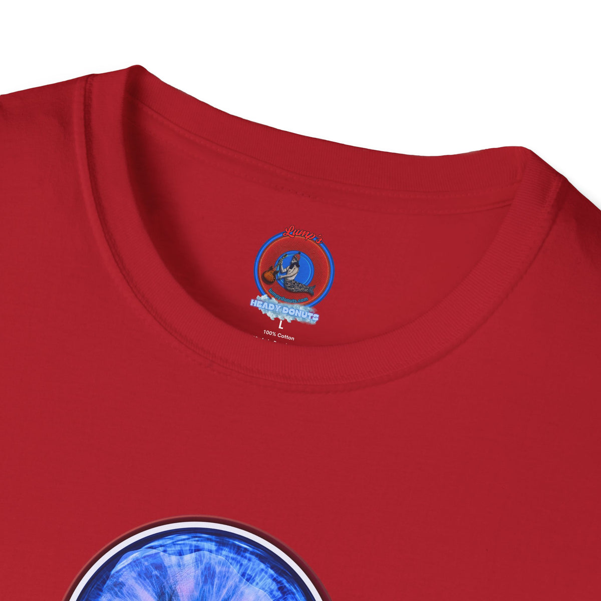 Classic Donut Tee - Unisex Soft-Style - "Wilson's Eyesore Donut Tee" - blue idonut - variant 1