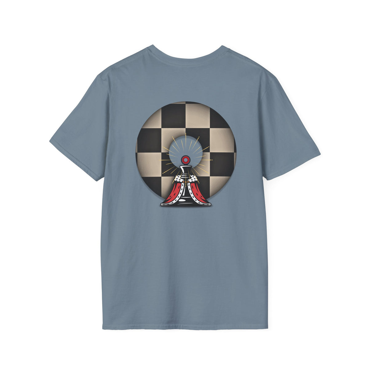 Classic Donut Tee - Unisex Soft-Style - "Bobby Phisher King's Donut no. 95" - chess donut