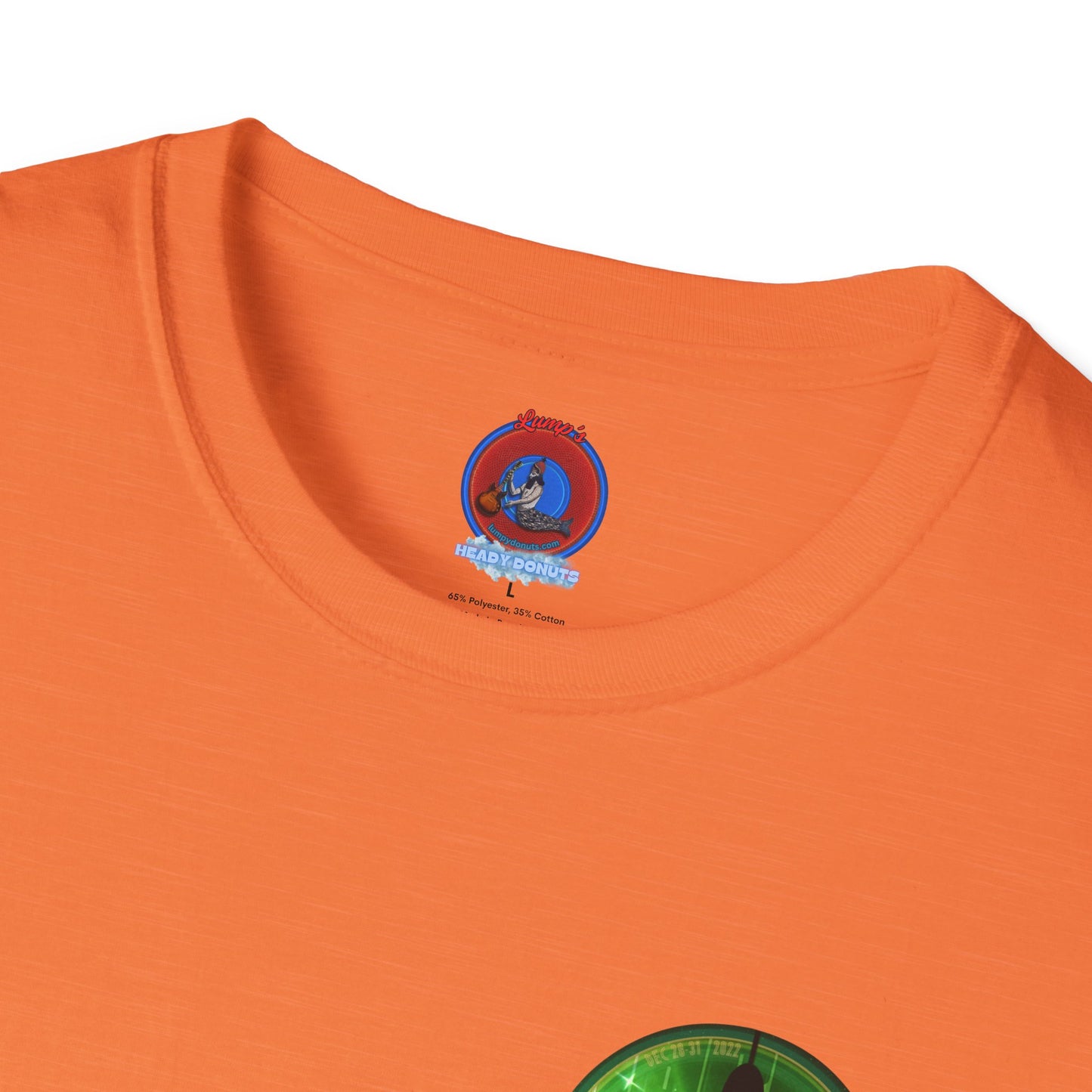 Classic Donut Tee - Unisex Soft-Style - "There was a party Dec 28-31 2022 in NYC, now tell me where were you" - series 1.0  - *green [commemorative donut]