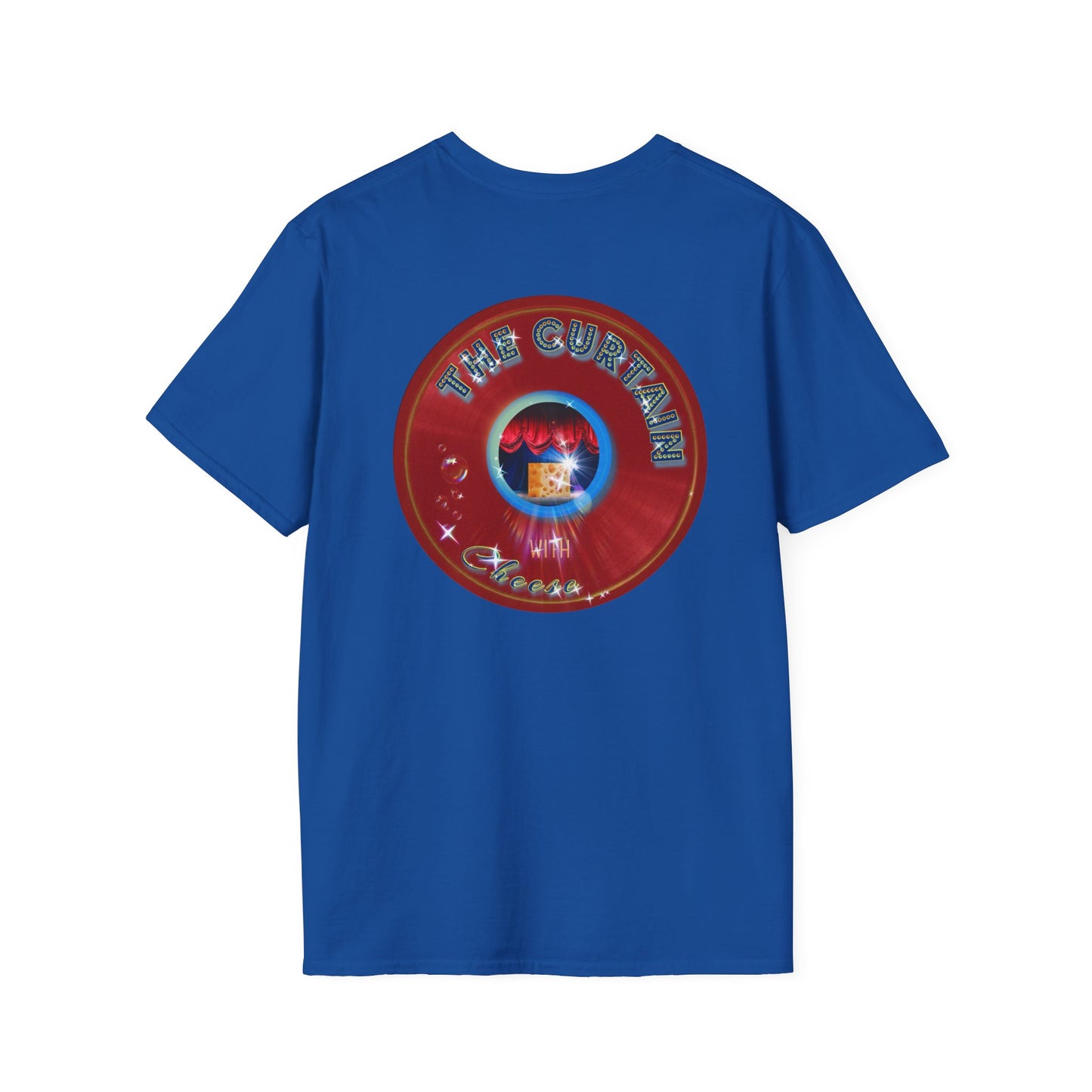 Classic Donut Tee - Unisex Soft-Style - "The Donut With" - series 1.0  - variant 2 - red donut