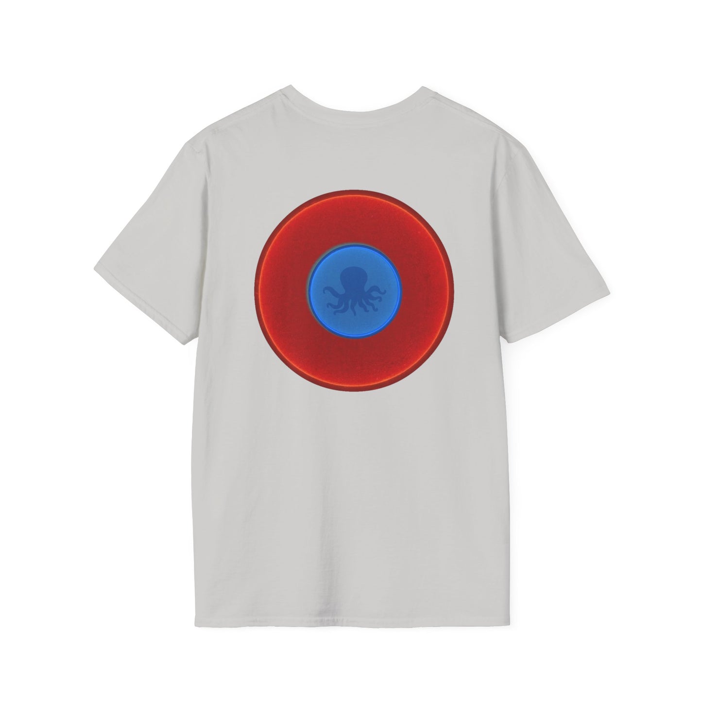 Classic Donut Tee - Unisex Soft-Style - "Octopussy Donut" - series 1.0 -  red donut