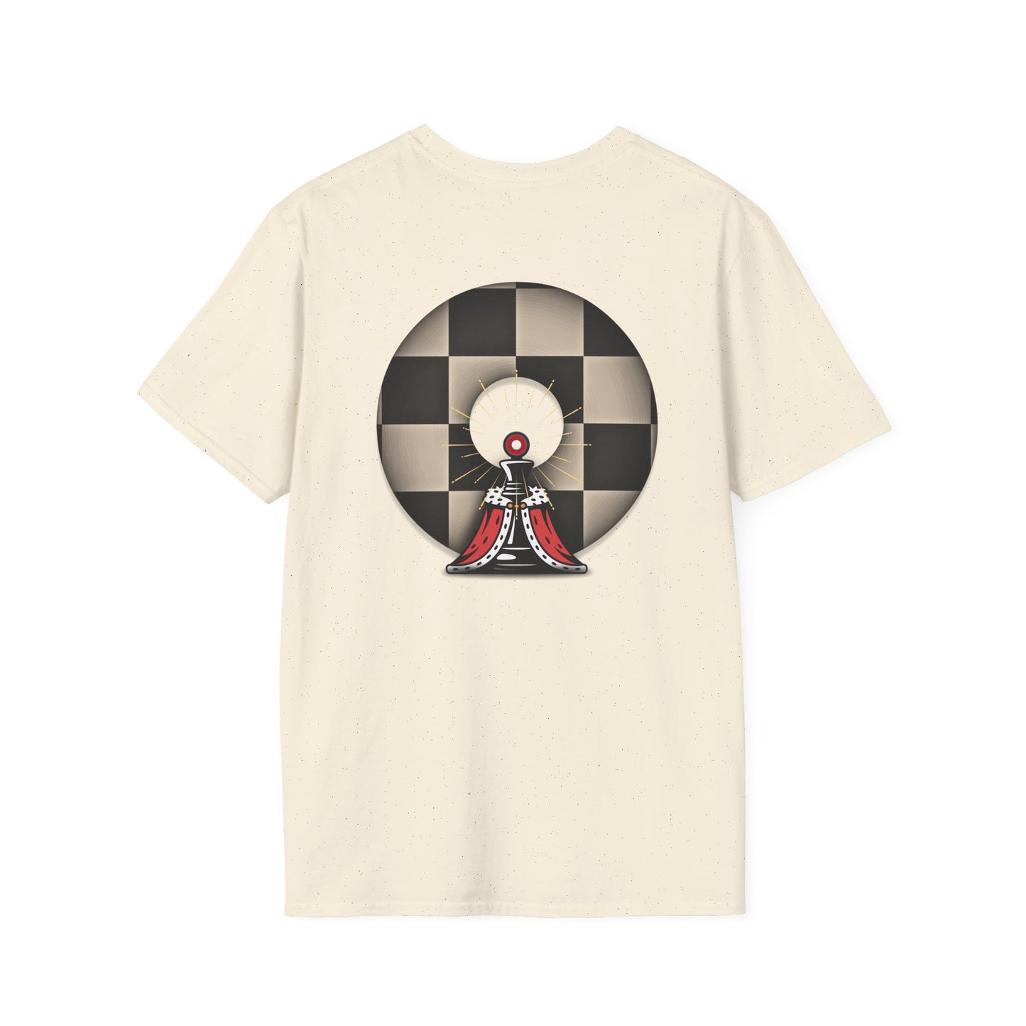 Classic Donut Tee - Unisex Soft-Style - "Bobby Phisher King's Donut no. 95" - chess donut