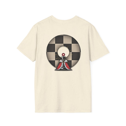 Classic Donut Tee - Unisex Soft-Style - "Bobby Phisher King's Donut no. 95" - chess donut