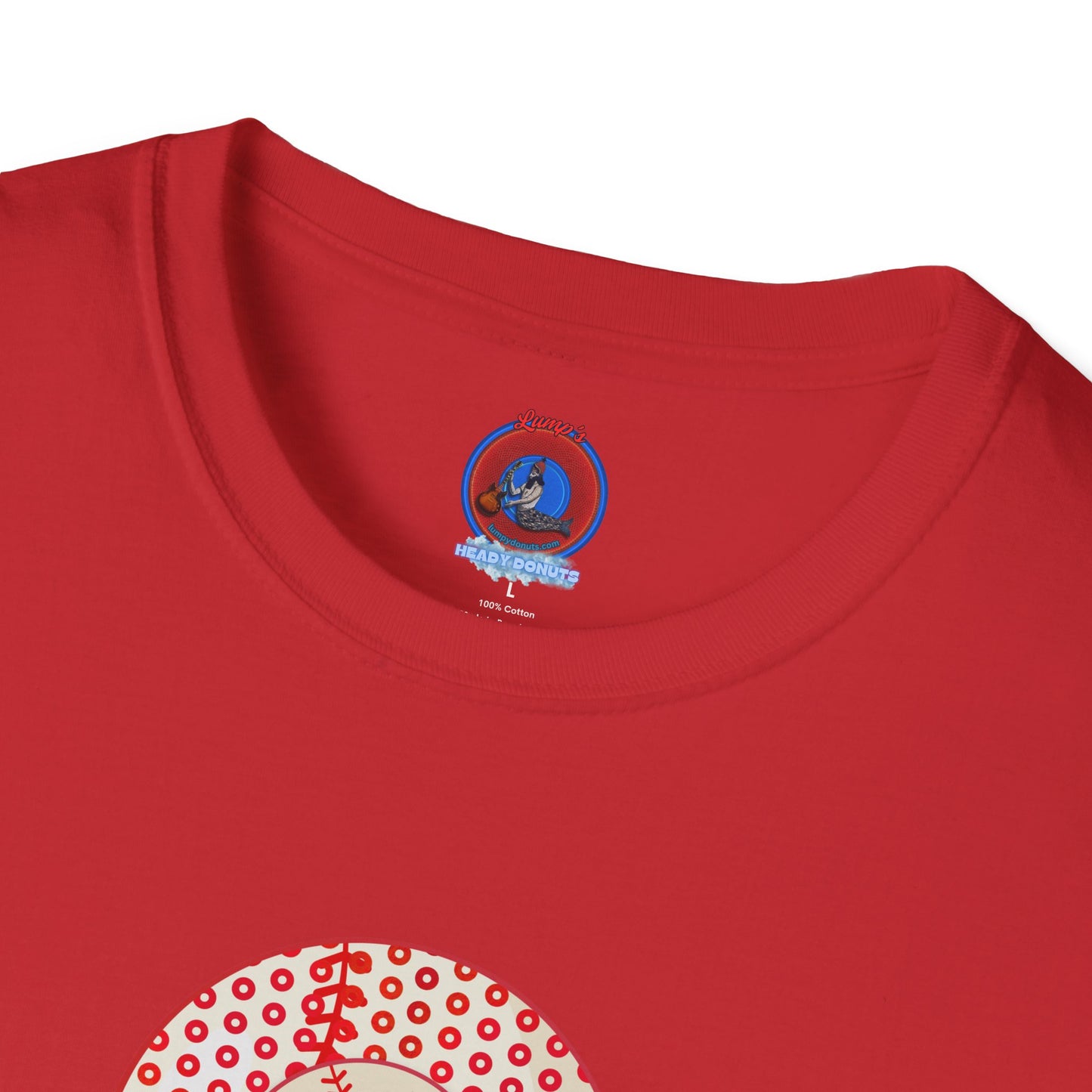 Classic Donut Tee - Unisex Soft-Style - "Phenway Ballpark Donuts" - baseball paradox donut - variant 3