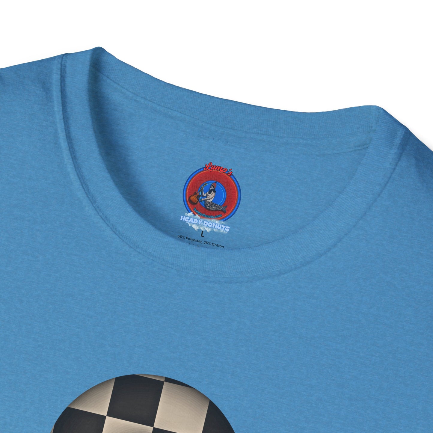 Classic Donut Tee - Unisex Soft-Style - "Bobby Phisher King's Donut no. 95" - chess donut