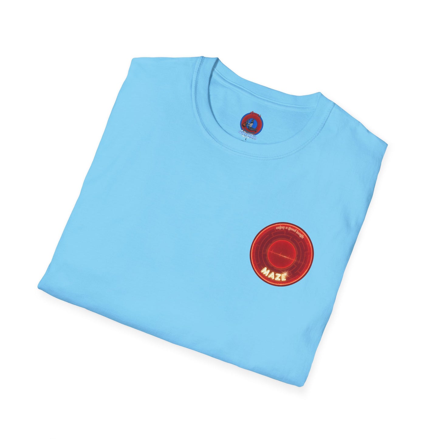 Classic Donut Tee - Unisex Soft-Style - "The Amazing Donut" - series 1.0 - variant 2 - red donut